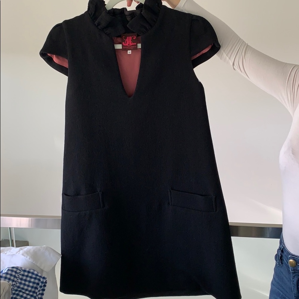Josephine and Laurentina Black Wool dress Size M